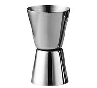 Double Jigger for Cocktails 15/30ml Bar Measuring Cup Stainless Steel Mixed Drinks Measurer, Black Plating