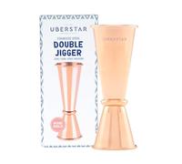 Double Jigger Spirit Measure Rose Gold / 25ml/50ml / Measuring Cup for Single and Double Spirits/Stainless Steel/Cocktail Alcohol Shot