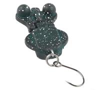 Double Jointed Hard Lure 2.9cm Metal Body Rattle Beads(D)