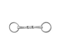 Double jointed snaffle bit for horse Waldhausen Massif