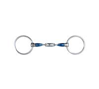 Double jointed snaffle bit for horse Waldhausen Sweet Iron