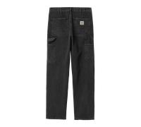 Carhartt WIP Double Knee Pant Black Stone Washed Denim, 32x32