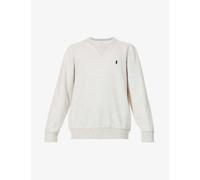 Polo Ralph Lauren Mens Double Knit Sweatshirt - Colour: 002 LT Sport Heather/Polo Black PP - Size: Medium