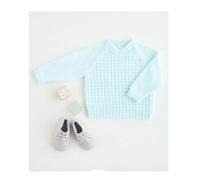 Double Knit Knitting Pattern for Baby Round Neck Sweater & Hooded Jumper (UKHKA 215)