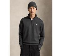 Double Knit Tech Quarter Zip Sweatshirt Dark Grey