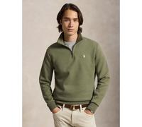 Double Knit Tech Quarter Zip Sweatshirt Khaki