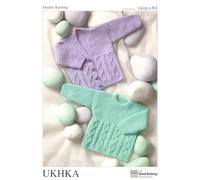 Double Knitting Pattern Cardigans Sweater 0 to 4 Years 41-61 cm 16-24 inches
