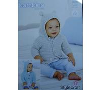 Double Knitting Pattern Stylecraft 9529-2 Designs Hoodies 16-24" Chest Sizes