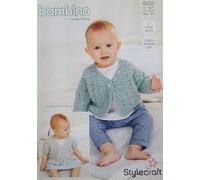 Double Knitting Pattern Stylecraft 9532-2 Crochet Designs for Cardigans 12-22" Chest Sizes