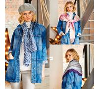 Double Knitting Pattern Stylecraft 9543-3 knit designs for shawls & scarf one size