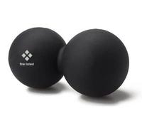 DOUBLE LACROSSE BALL FOR TRIGGER POINT MASSAGE- FINE-TONED elite pro® plus MASSAGE EXERCISE INSTRUCTIONS CHART crossfit, rehab, physiotherapy, peanut lacrosse ball ,Myofascial Release, Trigger Point Therapy