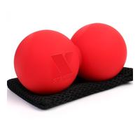 Double Lacrosse Massage Ball Peanut Balls for Body Massage, Myofascial Release, Trigger Point Massage, Deep Tissue, Perfect for Yoga, Pilates, Physio, Rehab and Overall Body Relaxation