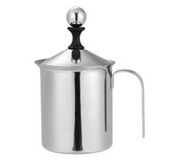 Double Layer 304 Steel Coffee Frother Easy-Clean Manual Whisk for Homemade Lattes & Cappuccinos Professional Milk Frother for Lattes Cappuccinos