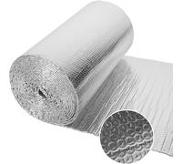 Double Layer Aluminium Insulation Foil - Thermal Reflective Roll for Roof, Loft & Wall Insulation 15m²