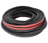 Double Layer Auto Door Rubber Seal Strip Sealing Adhesive Stickers Noise Insulation Weatherstrip Car Weather Stripping(21M)