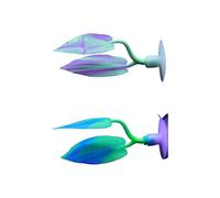 Double Layer Beta Rest Leaves Safe Silicone Aquarium Decoration Realistic Coral Habitat Accessories Double Layer Beta Bed