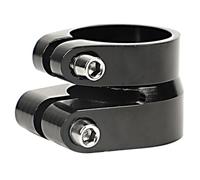Double Layer Bike Seat Post Clamp 31.8mm/34.9mm Quick Release Seatpost Collar Cycling Accessory Easy to Use