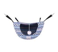 Double Layer Cat Hammock Cat Cage Hammock Double Layer Bohemian Cat Cage Hammock with Double Layers Ferret Rabbit Small Hammer Cell Hammock Removable for Indoor Use