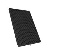 Double Layer Cat Litter Tray Mat Leak Proof Silicone Removable Washable Foldable Catch Pad Cage Floor Cat Litter Pan Mat