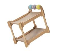 Double Layer Cats Sisal Pad Wood Construction Indoor Cats Scratcher Tree House For Rest Furniture Protections Wooden Tower
