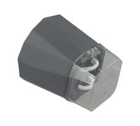 Double Layer Clear Plastic Flower Pot Designed to Support Self Watering and Soilless Cultivation Indoors