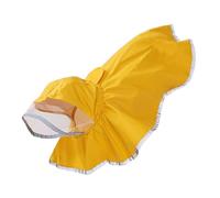 Double Layer Dog Raincoat Soft Inner Lining Adjustable Waterproof Pet Outerwear Rain Jackets For Daily Walking Wear Dog Raincoat With Reflective Strips