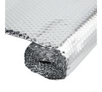 Double Layer Foil Thermal Film 60cmx3m Vapour Barrier | Reflects 96% heat, summer cooling winter warming, lightweight aluminium, vaporproof, sound dampening