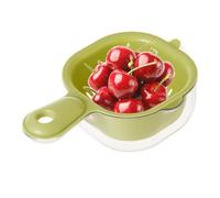 Double Layer Fruit Strainers - 117g, Handy Portable Fruit Strainer, Layer Vegetable Strainer, Fruit Washing Basket, Food Strainers, Strainers, Drain Basin and Basket, Kitchen Accessories for