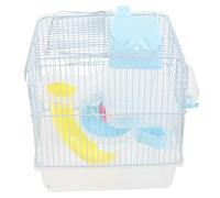 Double Layer Hamster Cage Castle Plastic Wire Habitat