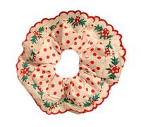 Double Layer Headband Elastic Head Rope Fashionable Scrunchy Embroidery Design Accessories Sweet Accessories for Women, フリーサイズ