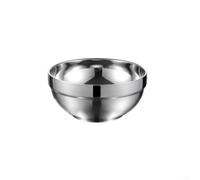 Double Layer Insulation Stainless Steel Bowl, 11.5-18 cm, Salad and Noodle Mixing Bowl, Deep Dish Tableware for Kitchen, Home, Restaurant, Picnic(13cm)