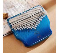Double Layer Kalimba 34 Keys Portable Beginners Veneer Thumb Piano with Carrying Case Tuning Tool Set Wooden Finger Piano for Meditation Sound Thanksgiving Gift Musical Instrument (Color : D)