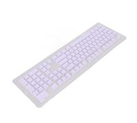 Double Layer Keycaps, High Low Layout Heat Resistant PBT Keycaps PBT Material 108 Keys for 104 Key Keyboard Purple