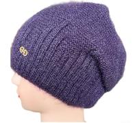 Double Layer Knit for beret 52-58cm Warm Fleece Lined Double | Double-layer knit, soft fleece lining, 52-58cm fit, windproof warmth, all-day comfort