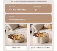 Double-Layer Multi-Purpose Luxury Box Snacks Put Chinese Dried Fruit Storage Room Coffee Table High-Grade Candy Box,A