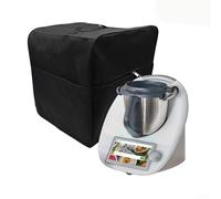 Double-Layer Oxford Cloth Blender Cover with Storage Pockets for TM5/TM6 Mixers, Waterproof Lining, 34 x 34 x 34cm(Black)