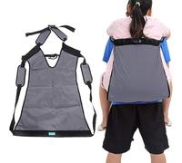 Double Layer Patient Lift Sling Carrier One-Person Transferring Belt for Carrying Up and Down Stairs to Bed,Wheelchair,Chair,Car,Vehicle for Elderly,Handicapped,Disabled,Bedridden(Gray,Medium)