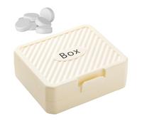 Double Layer Pill Organizer - Daily Medicine Box Divided by 7 Days Travel with 24 Compartments, Portable Pill Holder | Weekly Pill Organizer