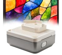 Double Layer Platform Mini Grinder, Wet Stained Glass Grinder with 4200RPM Constant Speed for Smooth Consistent Edge Sanding 220v