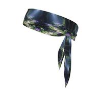 Double Layer Reversible Tie Sports Headband for Women & Men,print Dungeons