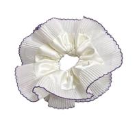 Double Layer Ruffle Elastic Hair Ties Soft Comfortable Fabric Scrunchies Fashion Accessories For Women And Girls