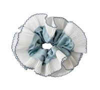 Double Layer Ruffle Elastic Hair Ties Soft Comfortable Fabric Scrunchies Fashion Accessories For Women And Girls