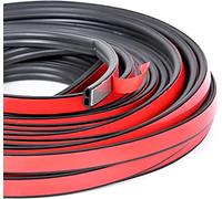 Double Layer Self-Adhesive Car Door Rubber Seal Strip - 5 Holes Sealing Stickers, Noise Insulation Weatherstrip, Edge Protector, Auto Interior Accessories for Tailgate (32.8FT)