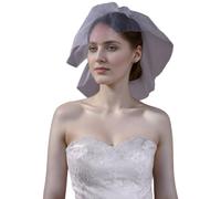 Double layer short tulle is a comfortable carnival women's bride veil wedding celebration wedding party cereal