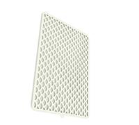 Double Layer Silicone Litter Mat Folding Base Cage Removable Washable Silicone Double Layer Cat Litter Mat for Travel