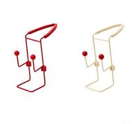 Double Layer Sink Caddy for Dish Soap and Sponges(White+Red)