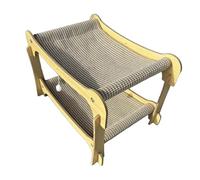 Double Layer Sisal Bed Scratcher Cat Bed Sofa Style Furniture Scratching Board Indoor Pet Scratching Board | Sofa Wall Carpet Door Saving