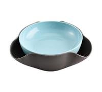 Double Layer Snack Bowl Nut Serving Storage Dish Pistachios Shell Holder | Versatile Round Snacks Dish Multi Use Container Ideal For Pistachios Cherries Popcorn Movie Night Tabletop
