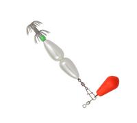 Double Layer Squid Hook Colorful Beads Swivel Squid Jig Hook Umbrella Hook Katsuri Squid Sleeve Fishing Hook Permanent
