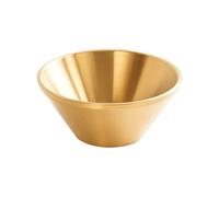 Double Layer Stainless Steel Bowl Anti-Scald V Shape Mixing Salad Kitchen Restaurant Home Party Stainless Steel Dessert Bowl